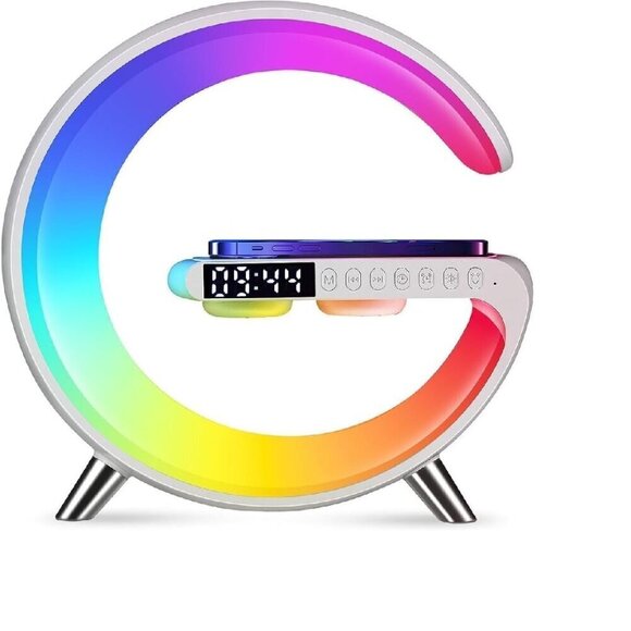 **HOST PICK** NIB** G Wireless Charger Atmosphere Lamp White Large - Picture 1 of 8